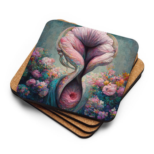 ¡Viva AI Vulva! - The No. 2 - Cork-back coaster