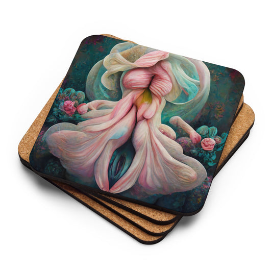 ¡Viva AI Vulva! - The No. 5 - Cork-back coaster