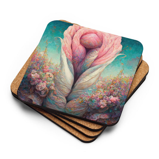 ¡Viva AI Vulva! - The No. 6 - Cork-back coaster