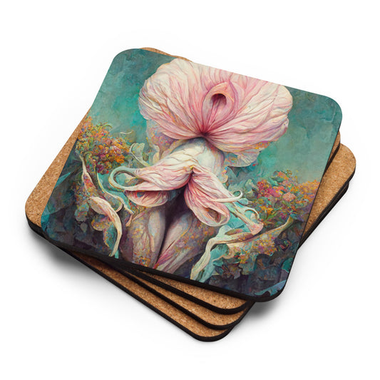 ¡Viva AI Vulva! - The No. 9 - Cork-back coaster