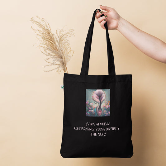 ¡Viva AI Vulva! - The No. 2 - Organic fashion tote bag - black